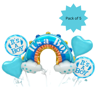 It's a Boy Rainbow Balloon Set - 5PC