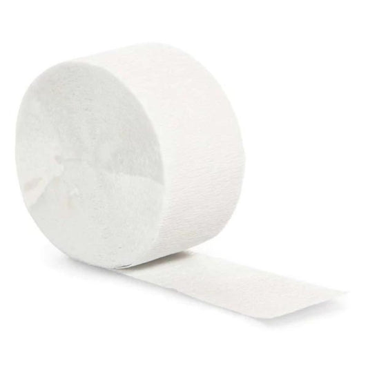 Crepe Streamers White - 4PC