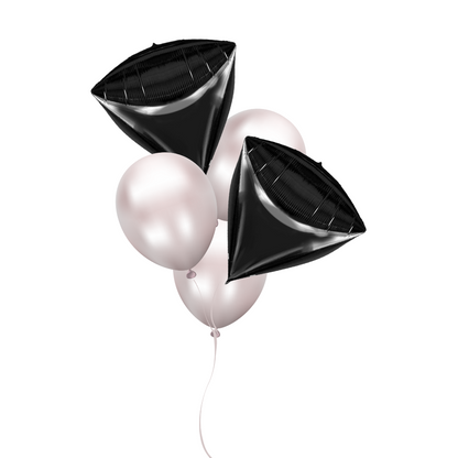 Ultimate Black Diamond Shape Balloon 17" G20