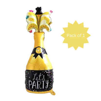 Starry Wine Bottle Celebrations Balloon