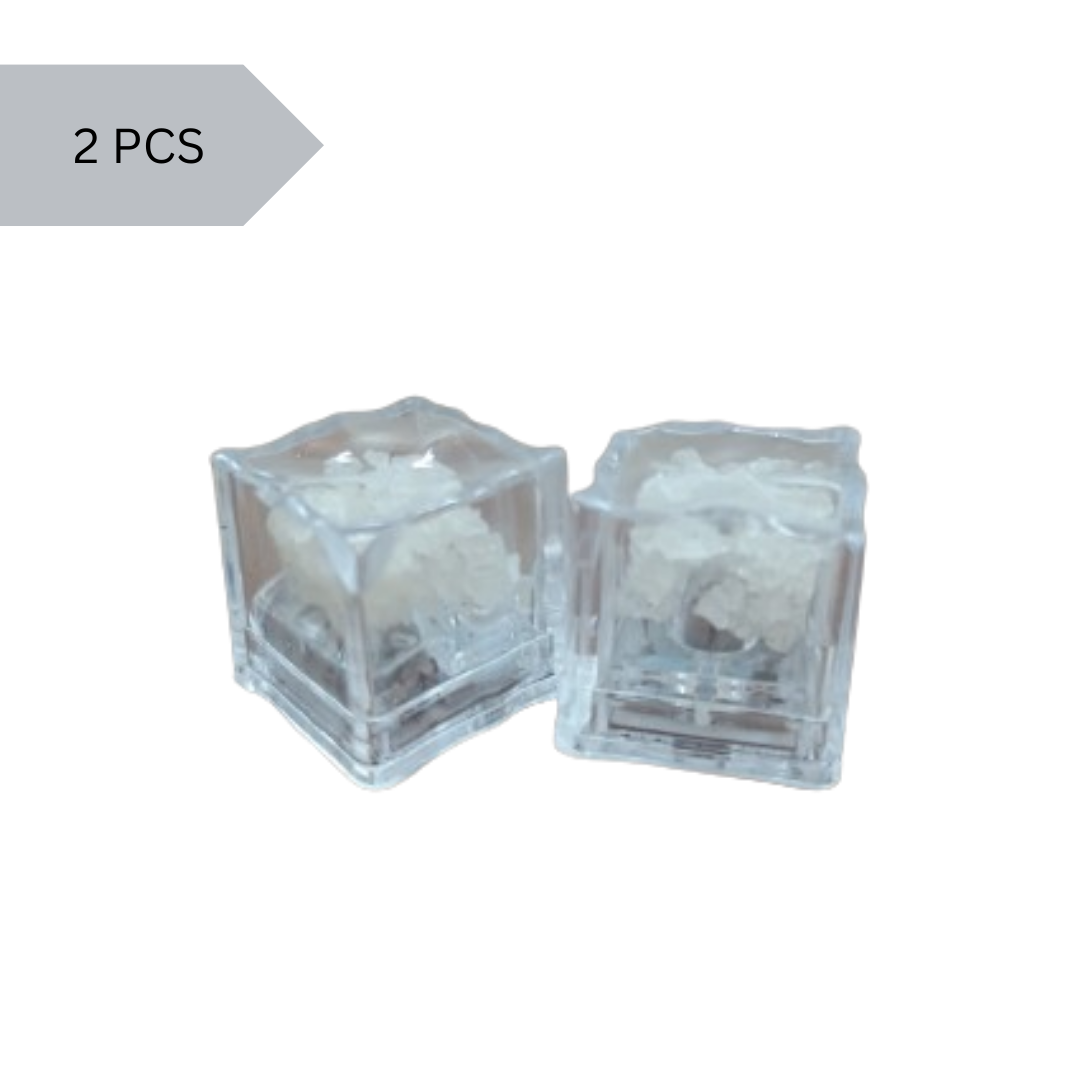 Multicolor Light Up LED Ice Cube - Set of 2