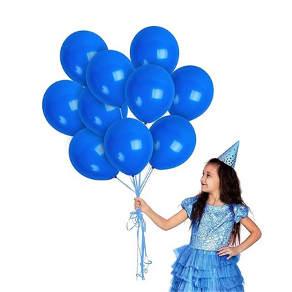 Blue Latex Balloons 10" - Pack of 50 PC