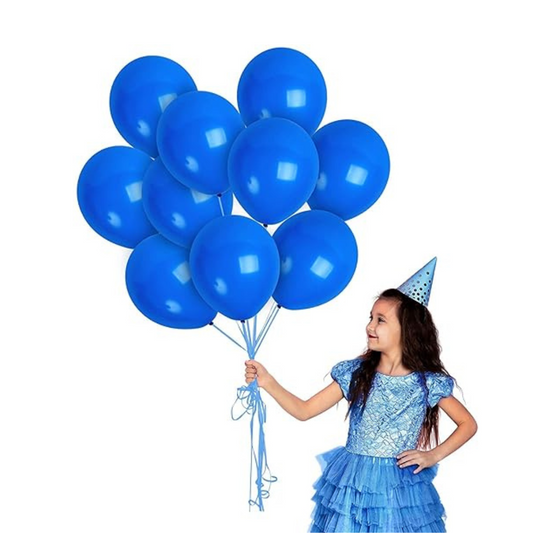 Blue Latex Balloons 10" - Pack of 50 PC