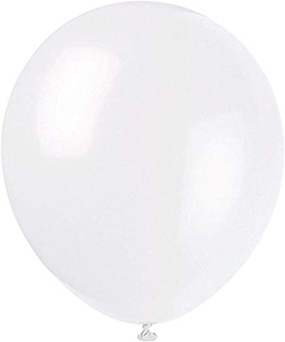 Red Pink White Pack of 50 Metallic Shiny Balloon