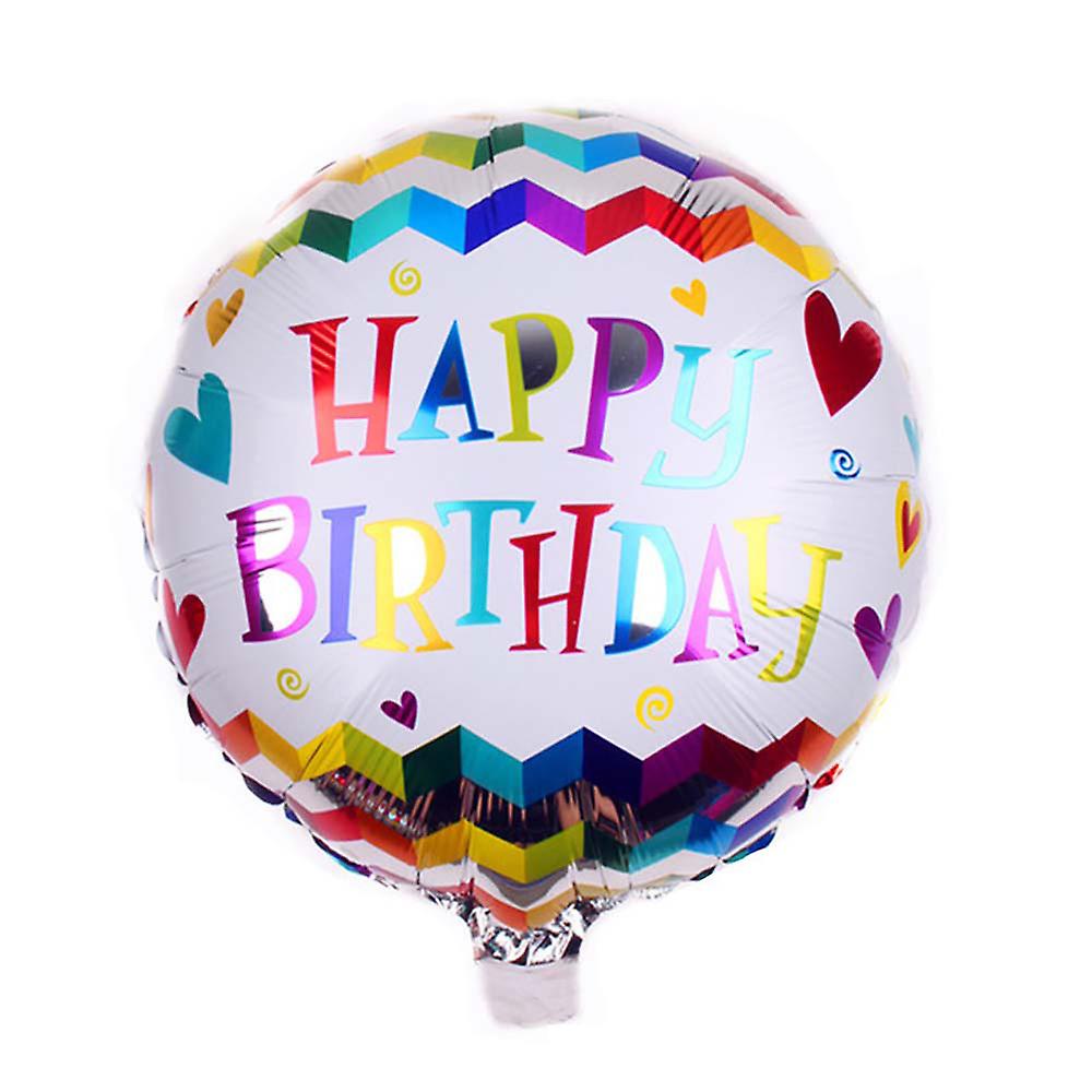 Happy Birthday Wishes Flag Banner Balloon Set - 5P