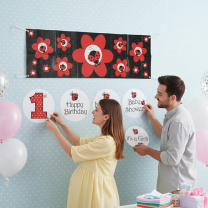 Lady Bug Jointed Giant Banner