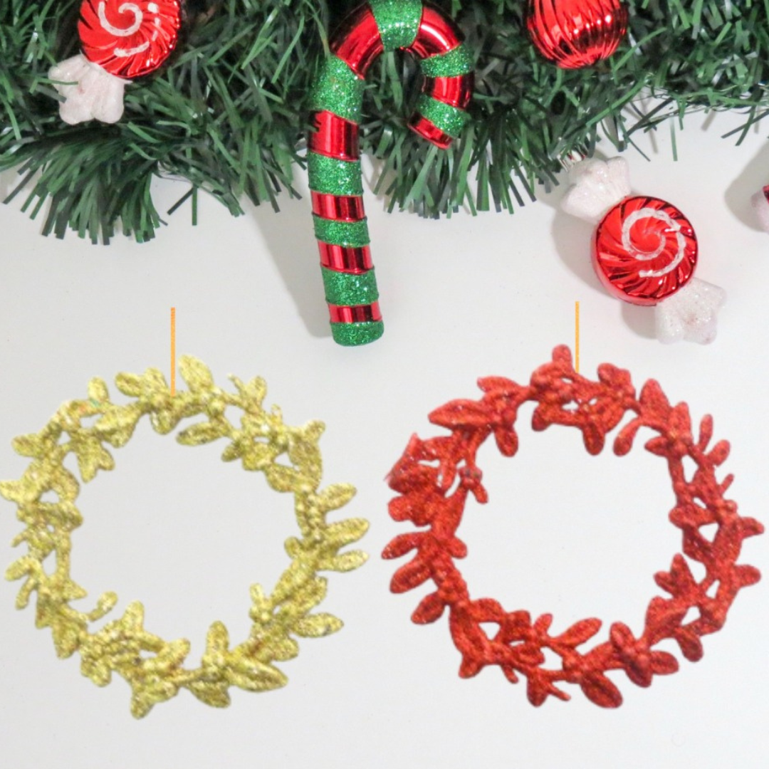 Christmas Wreath Hangings - 2PC