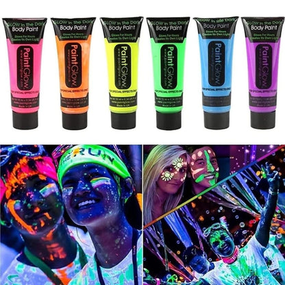 Neon Face & Body Paint Glow in the Dark