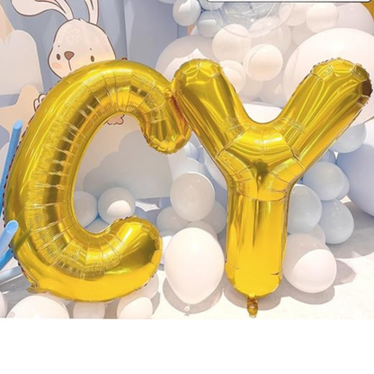 Alphabet G Golden Foil Balloon 40 Inch – Helium & Air Supported Letter Balloon for Birthday, Anniversary & Party Decoration | 1 Pc
