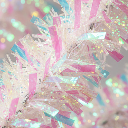 Iridiscent Star Shaped Wreath 24"