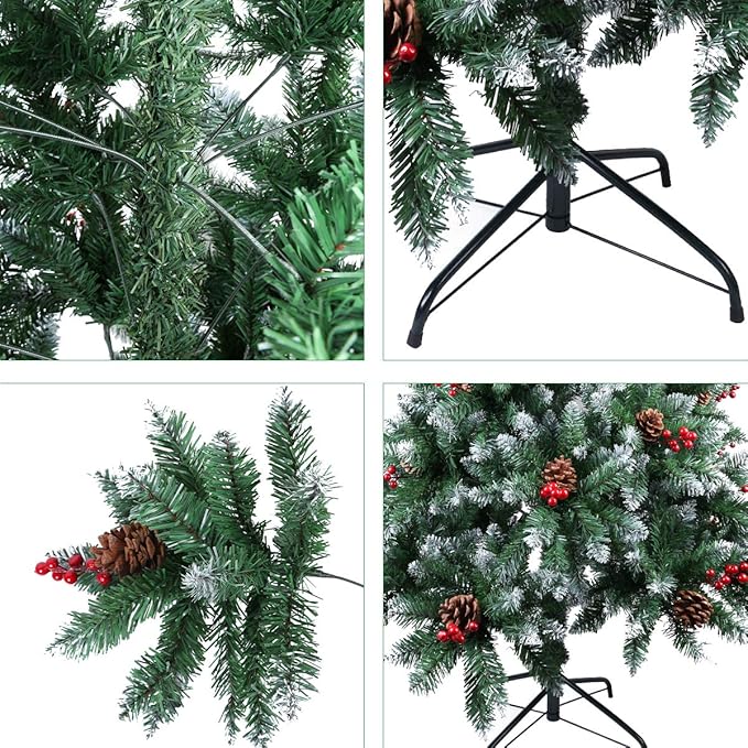 Pine & Cherry Fancy Christmas Tree - 10FT