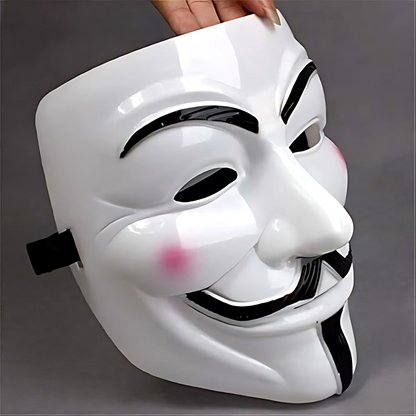 Pack of 4 Anonymos Mask for Kids & Adults - V for Vendetta Mask Halloween Masks Guy Mask for Halloween Costume Cosplay Party Mask,Hacker Mask
