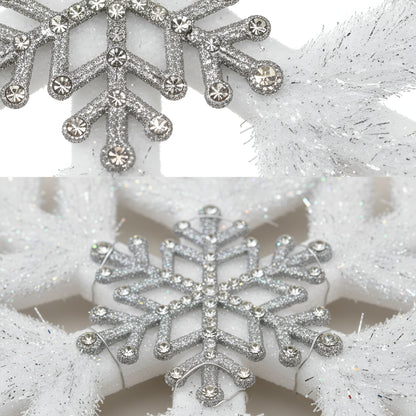 Foam Based Snow Flakes 12" - 1PC