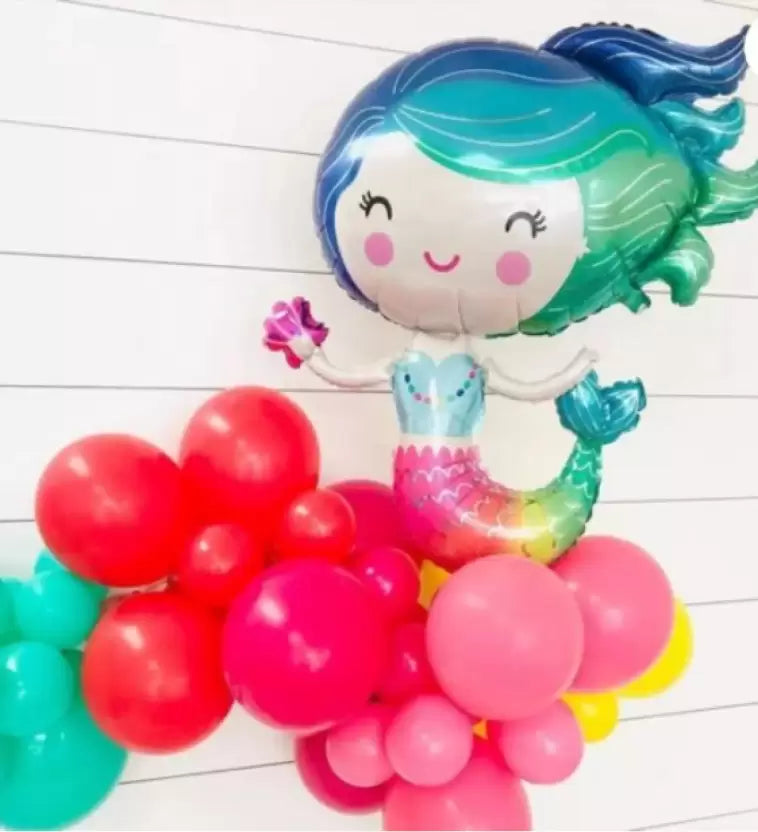 Mermaid Foil balloon Set Of 5