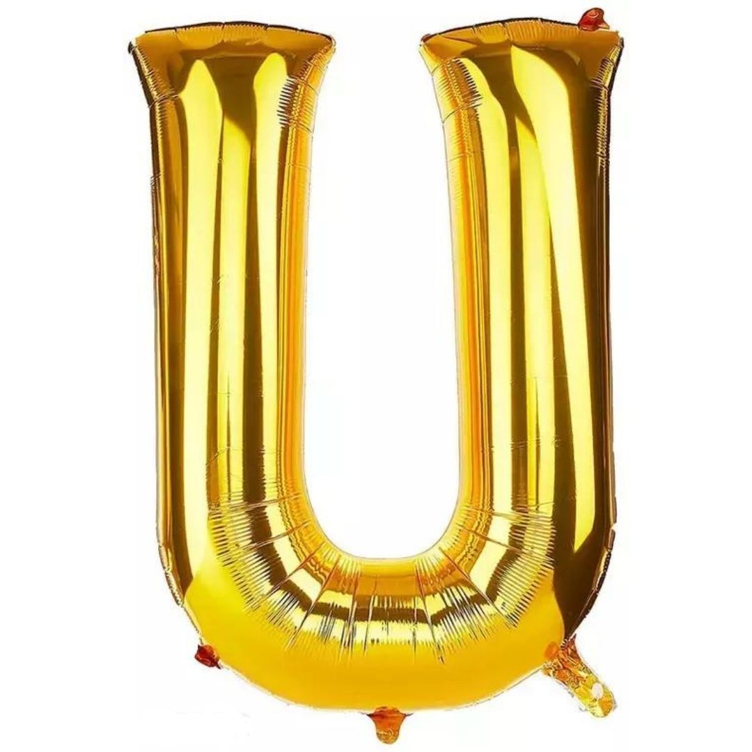 40" Alphabet U Balloon