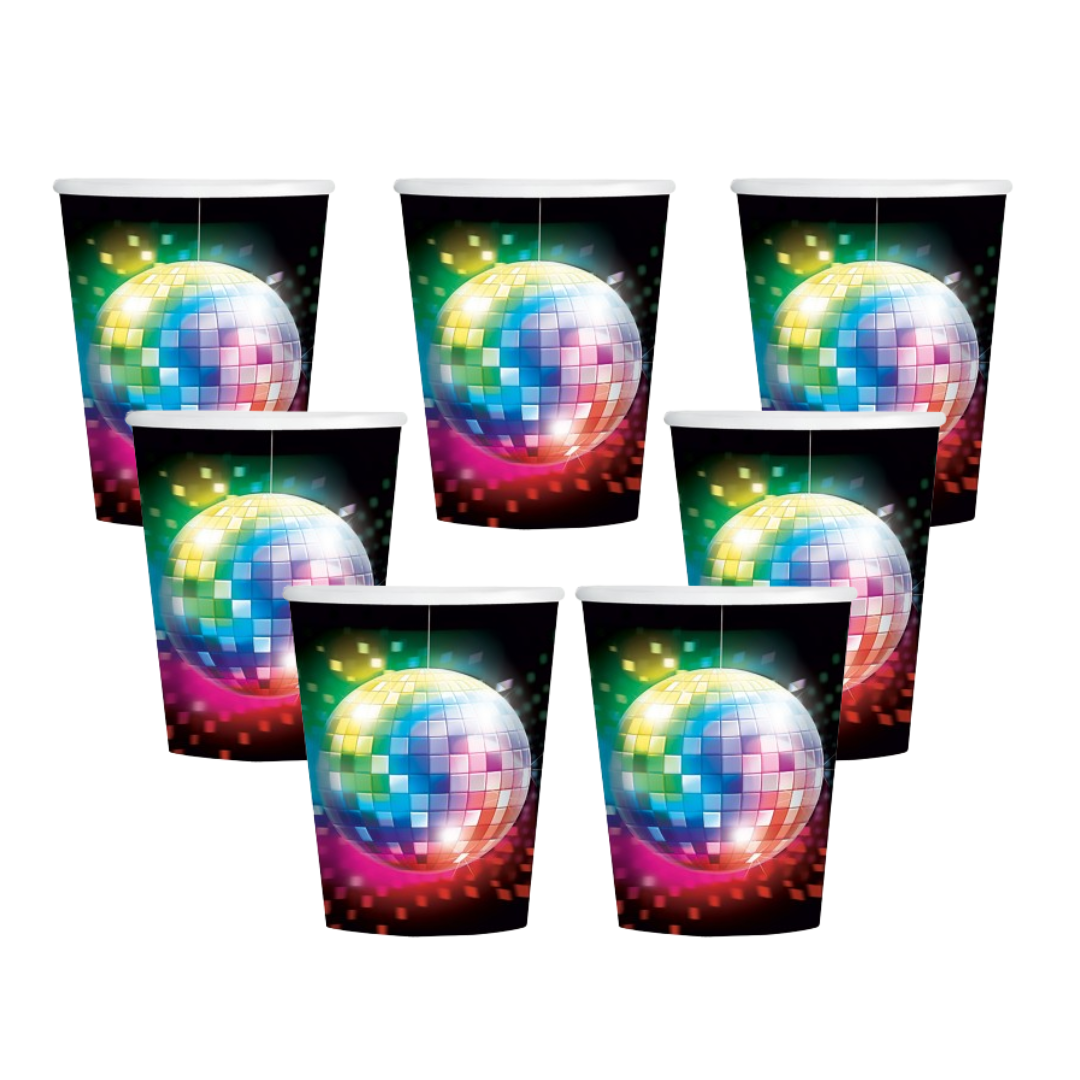 Disco Fever Cups 9oz - 8CT