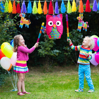 Pink Owl Shaped Pinata