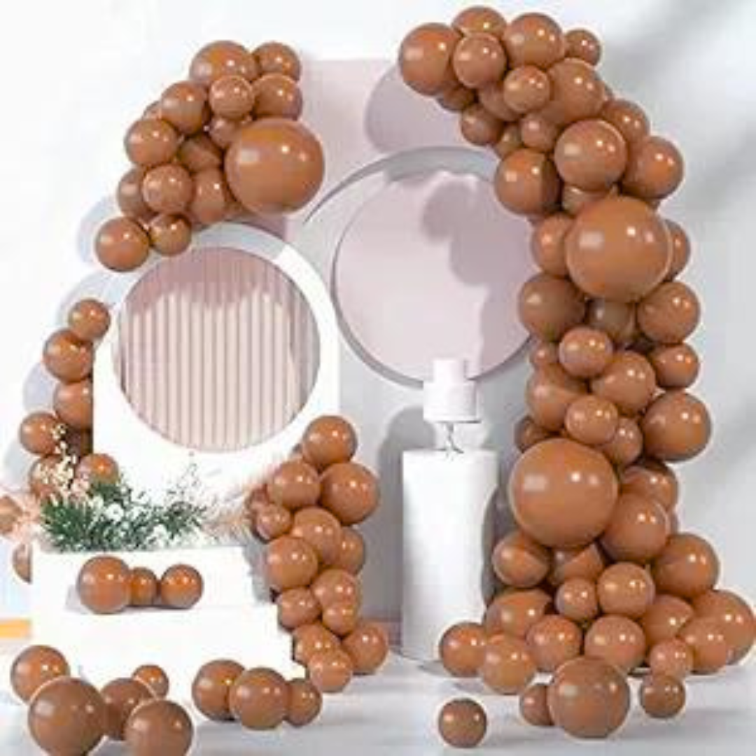 Chocolate Brown / Coffee Brown Latex Balloons 10" - 20PC