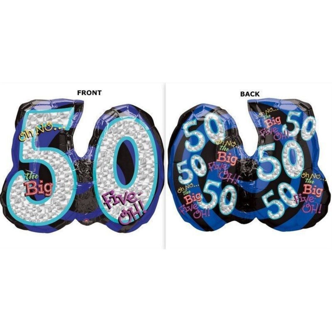 Oh No! it?s the Big 50th Birthday Balloons 26" P40