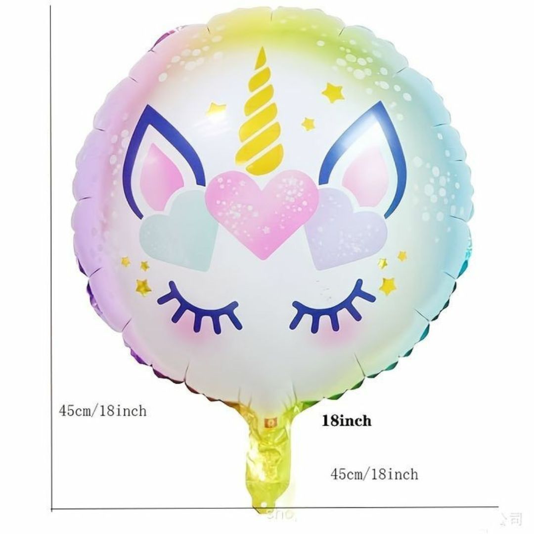 Unicorn Foil Balloon Set Of 5