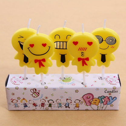 Smiley Candle - 5PC