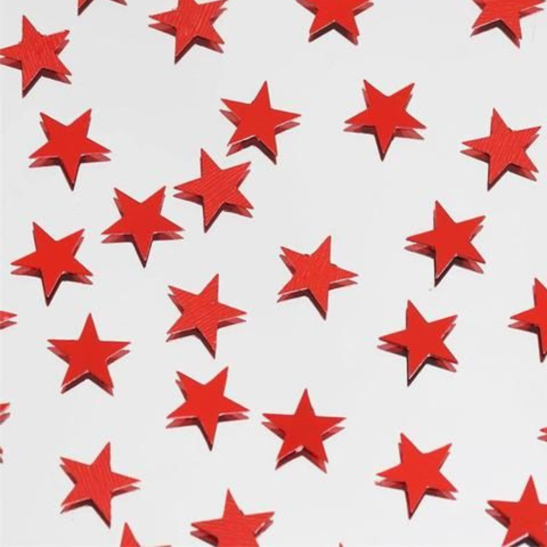 Red Star Confetti