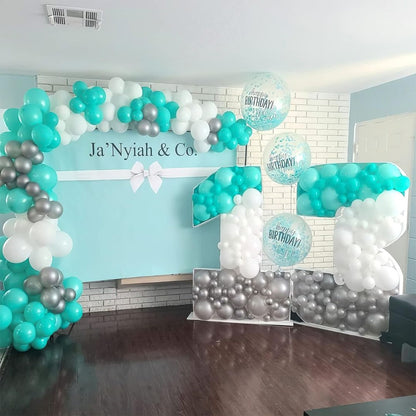 Teal Blue Balloon 10"- 20 PC