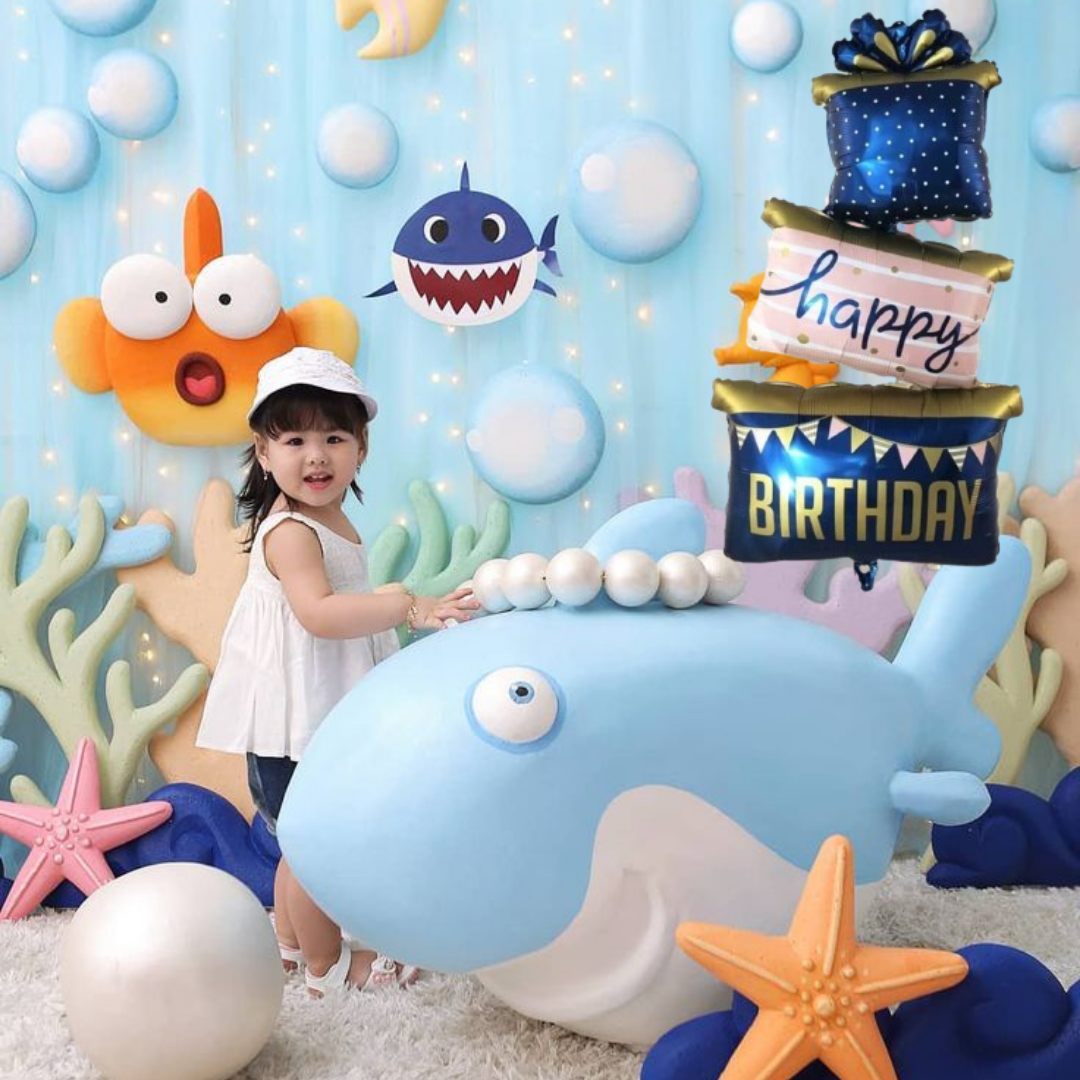 Triple Layer Happy Birthday Box Balloon