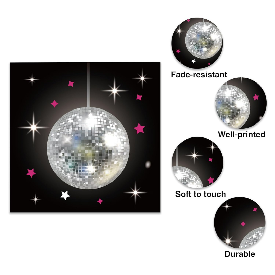 Disco Theme Party Paper Napkins -Pack of 20