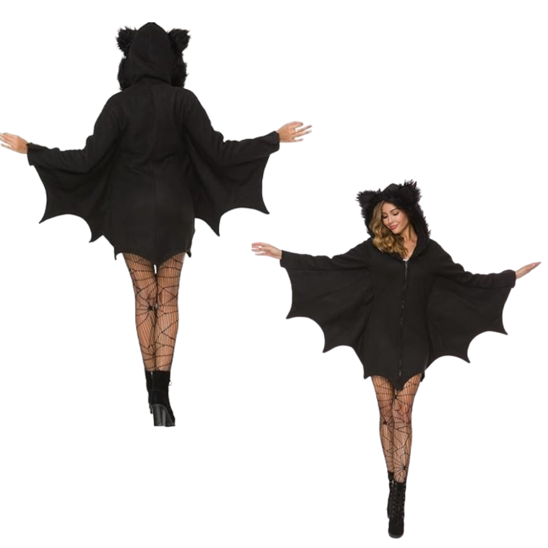 Adult Bat Costume - Size XL (Bust - 96cm)