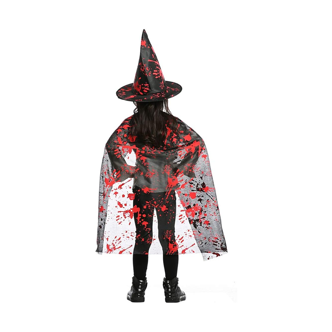 Bloody Red Halloween Cape for Kids