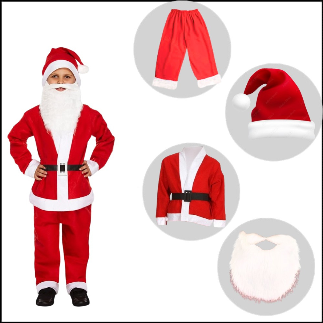 Santa Costume - Size 4 (Age 5-7)