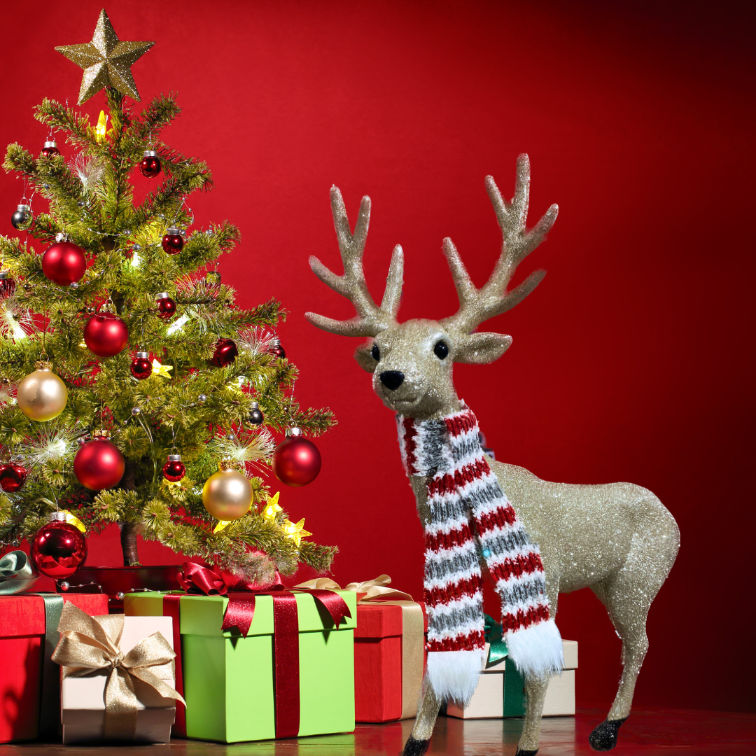 Standing Reindeer Centerpiece