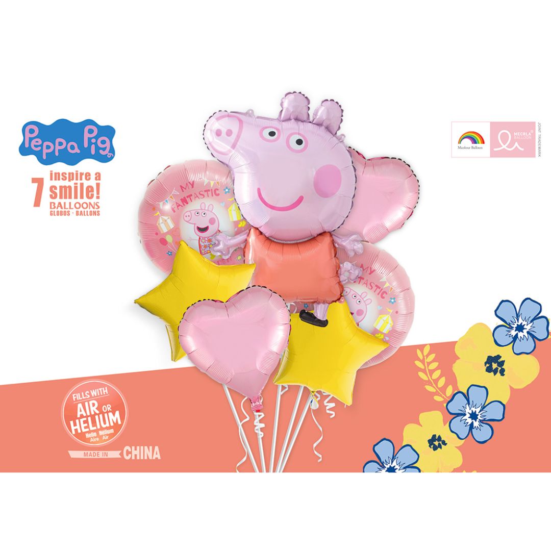 Peppa Pig Balloon Set -7PC