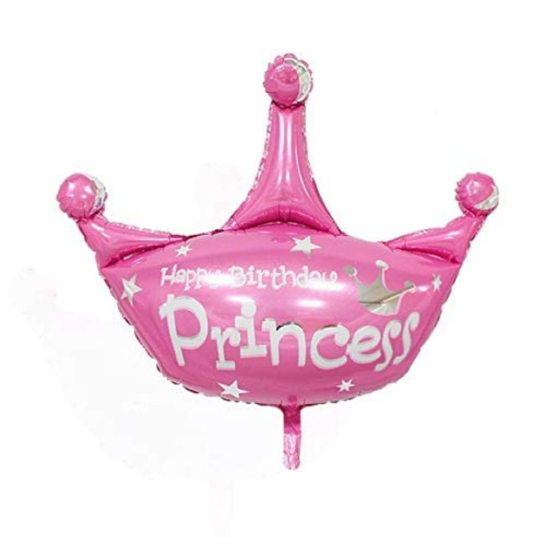 Happy Birthday Princess Crown Set Of 5