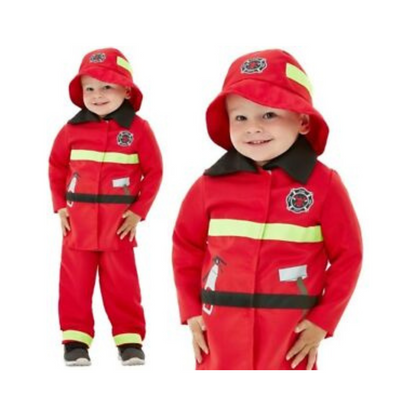 Kids Fire Man Costume Size L