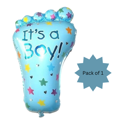 It's a Boy Large Feet Shaped Balloon 26"