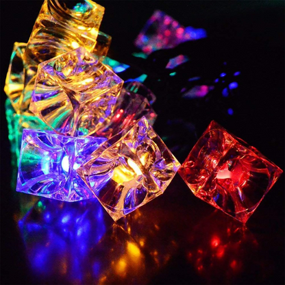 Ice Cube LED String Lights-4 Mtrs,10 LED String Fairy Light