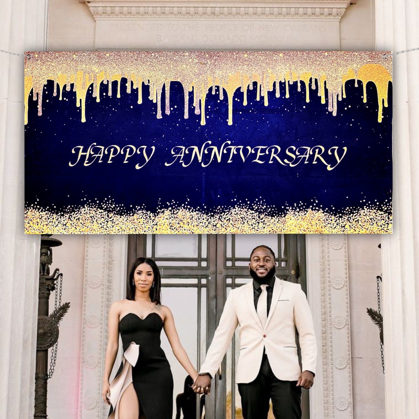 Happy Anniversary Banner - 4FT X 2FT