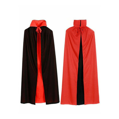 Halloween Reversible Red &amp; Black Cloak Adult