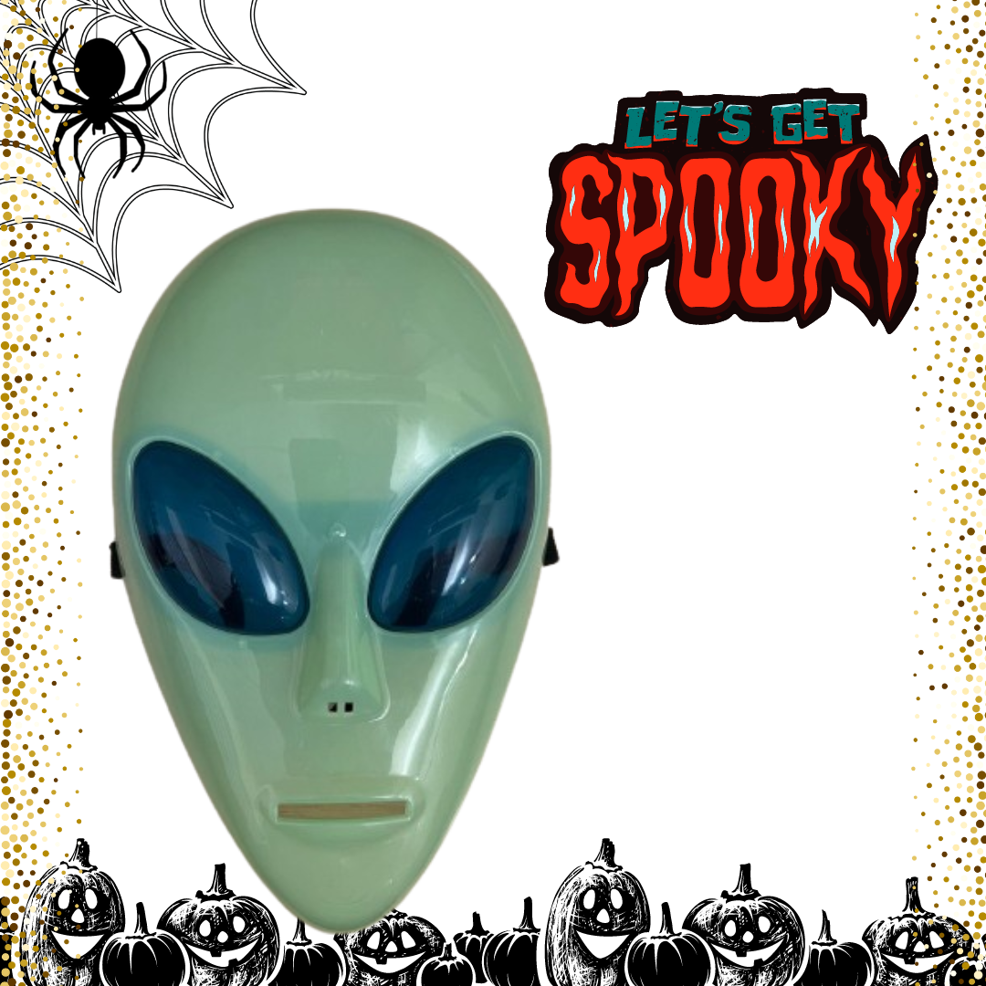 Alien Glow in the Dark Mask - 1PC