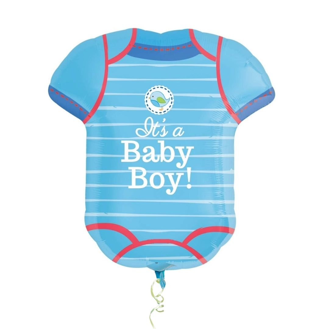 It's a Baby Boy Onsie Shaped Foil Balloon - Air Filled - 24 INCHES - 1PC