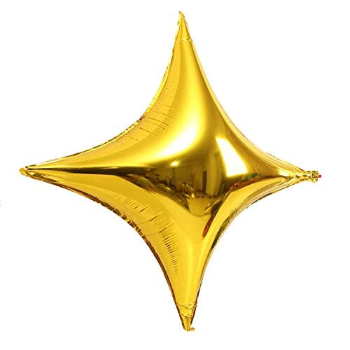 4 Edged Star Balloon Gold -1PC