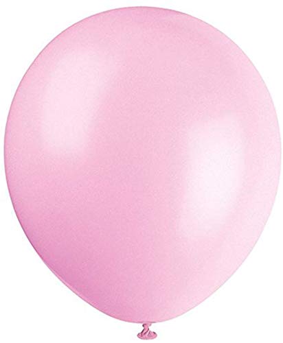 Red Pink White Pack of 50 Metallic Shiny Balloon