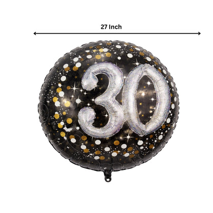 Sparkling 30th Birthday Foil Balloon