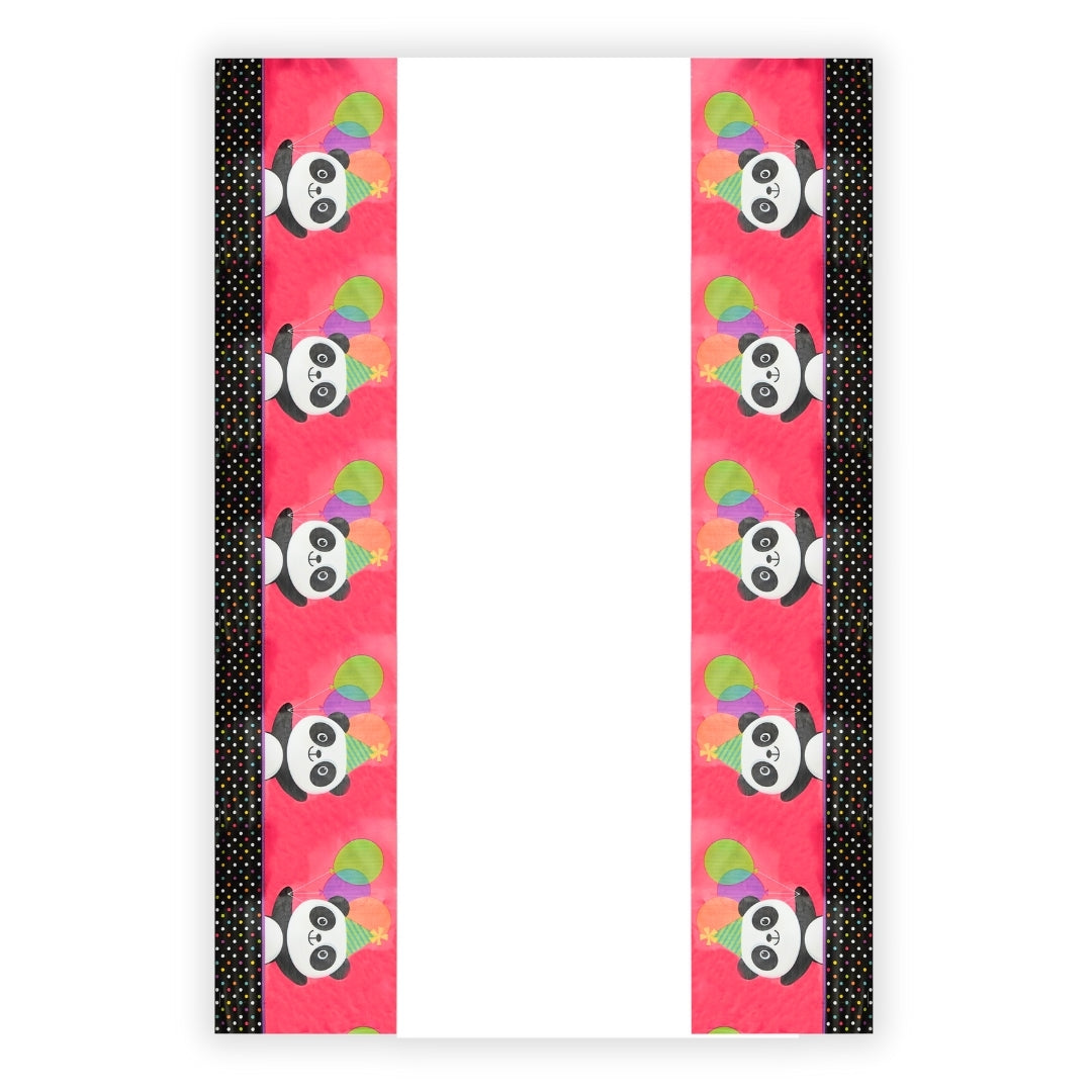 Panda Theme Tablecover for Party Decor -  54 inches X102 inches - 1PC