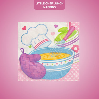 Little Chef Lunch Napkins - 16PC