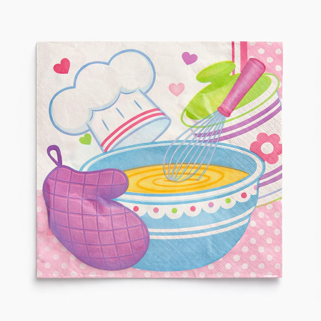 Little Chef Lunch Napkins - 16PC