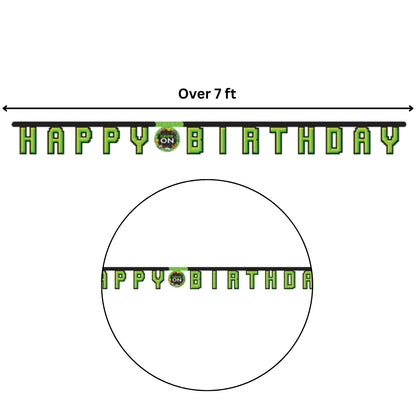 Video Game Theme Party Banner  - Over 7 FT