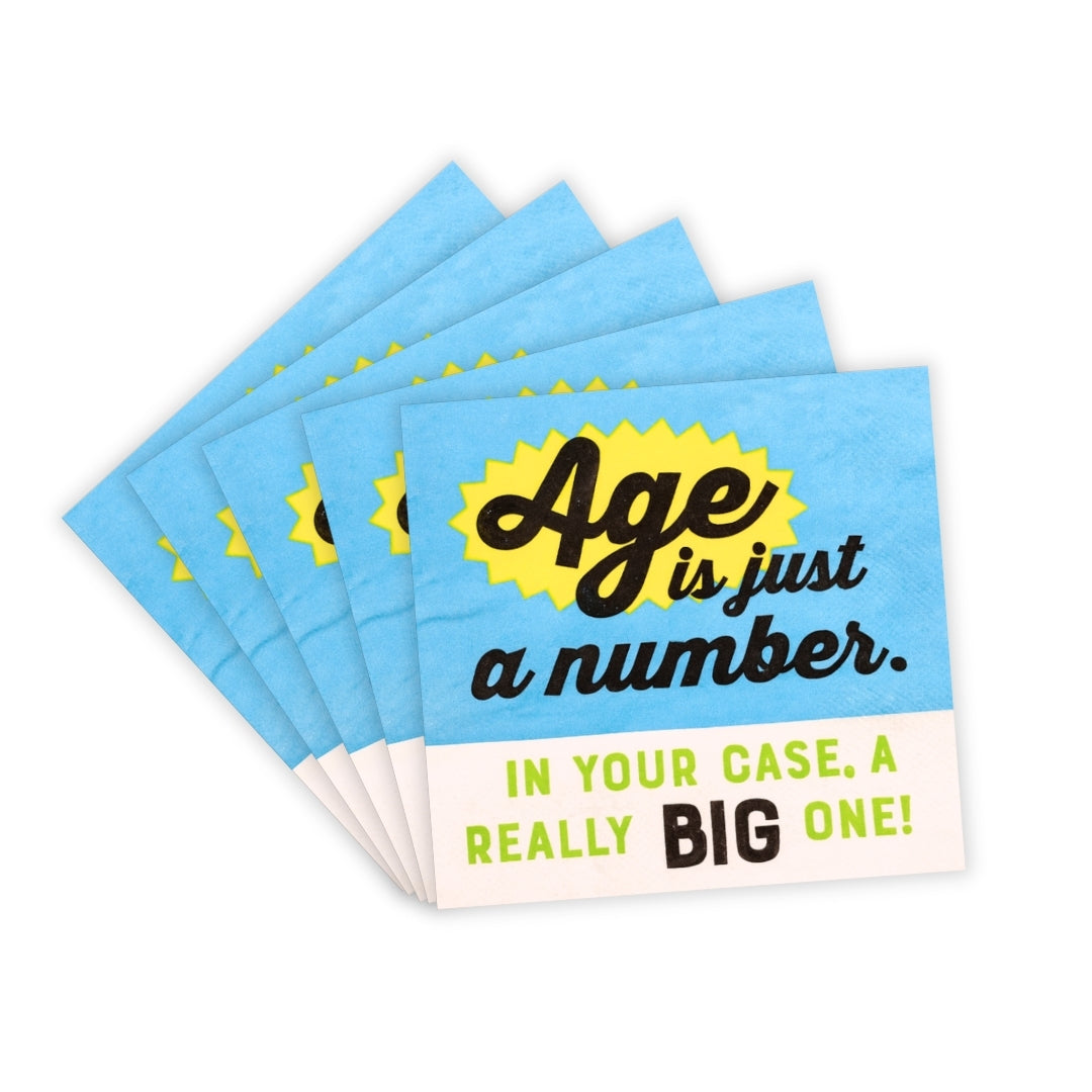 Age Is Just A Number Beverage Paper Napkin - 16PC